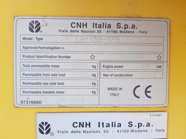 4#4518 Pala gommata New Holland in vendita - foto 6