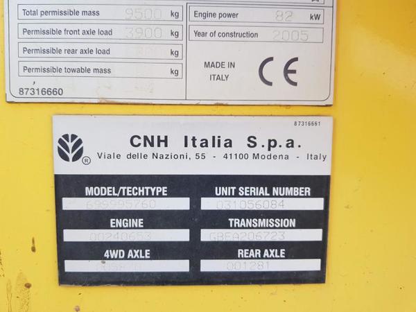 4#4518 Pala gommata New Holland in vendita - foto 7