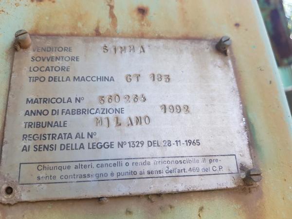 5#4518 Gru a torre Simma Potain in vendita - foto 2