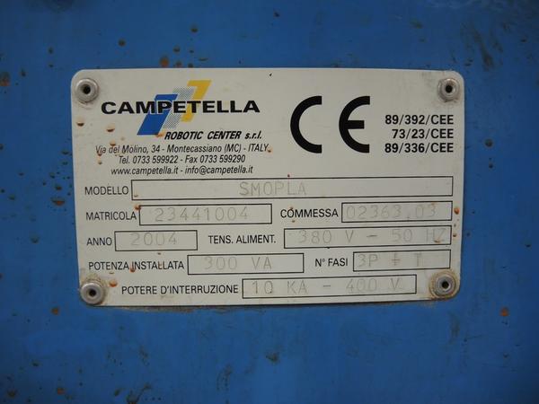 19#4530 Nastro Trasportatore Campetella Smopla in vendita - foto 5