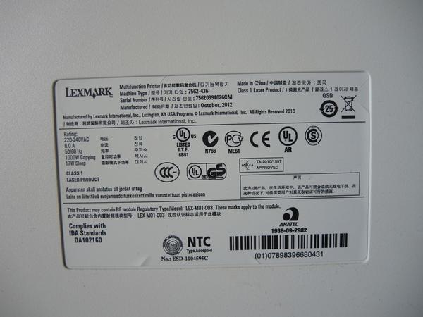 29#4530 Stampante Lexmark X792DE in vendita - foto 2