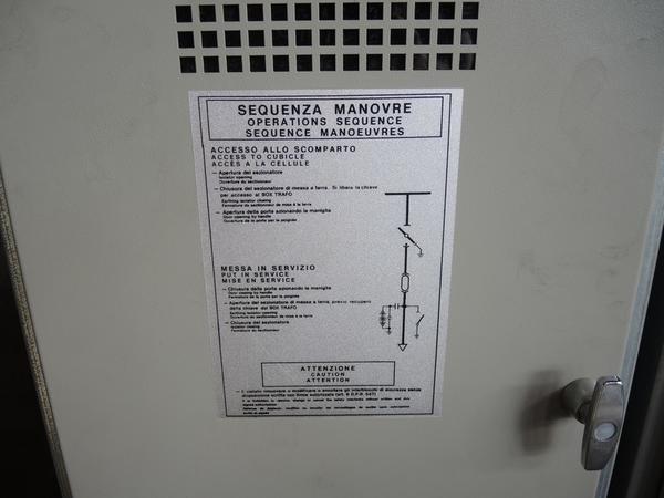43#4530 Sezionatore Media Tensione Box Trasformatore in vendita - foto 3