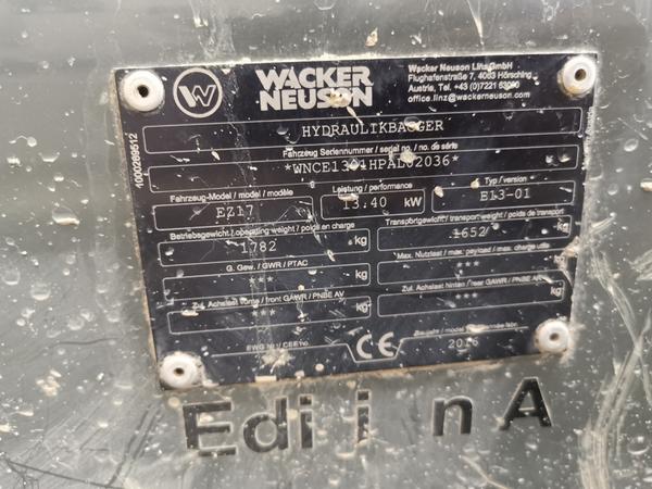 2#4531 WACKER NEUSON EZ17 in vendita - foto 7