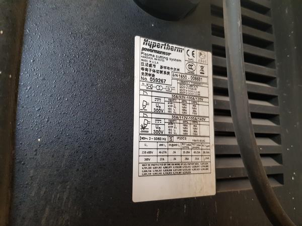 17#4551 Tagliatrice scriccatrice Hypertherm in vendita - foto 4