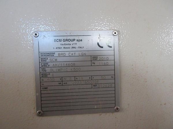 5#4553 Bordatrice Scm Group Spa in vendita - foto 5