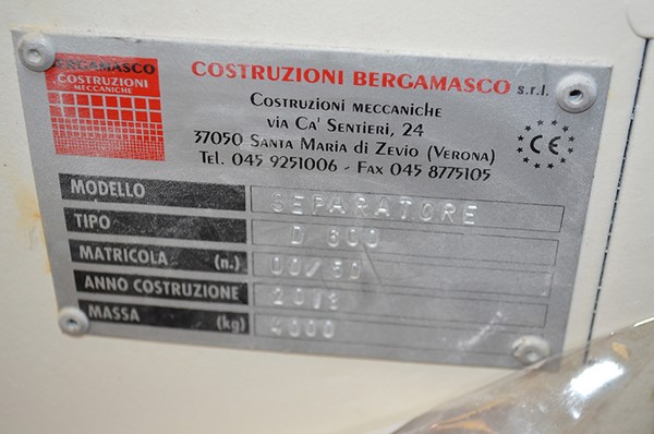 1#4570 COSTRUZIONI BERGAMASCO Separatore in vendita - foto 22