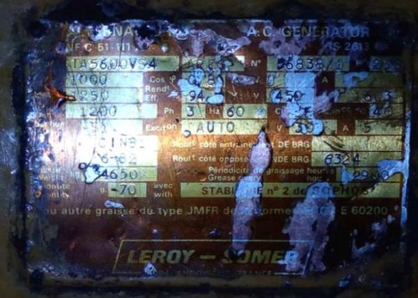 4#4593 Genset Caterpillar mod.D399 in vendita - foto 4