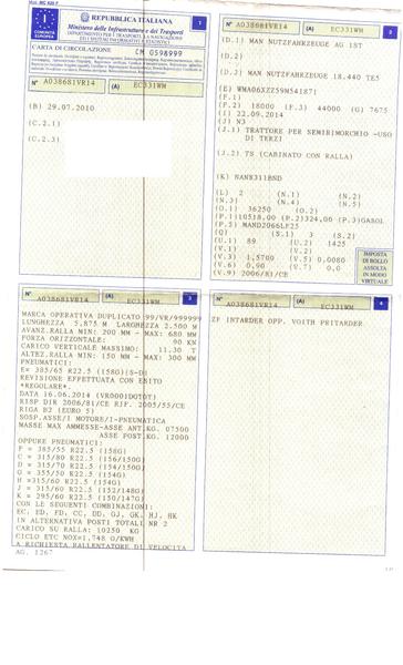 10#4607 Trattore stradale Man in vendita - foto 2