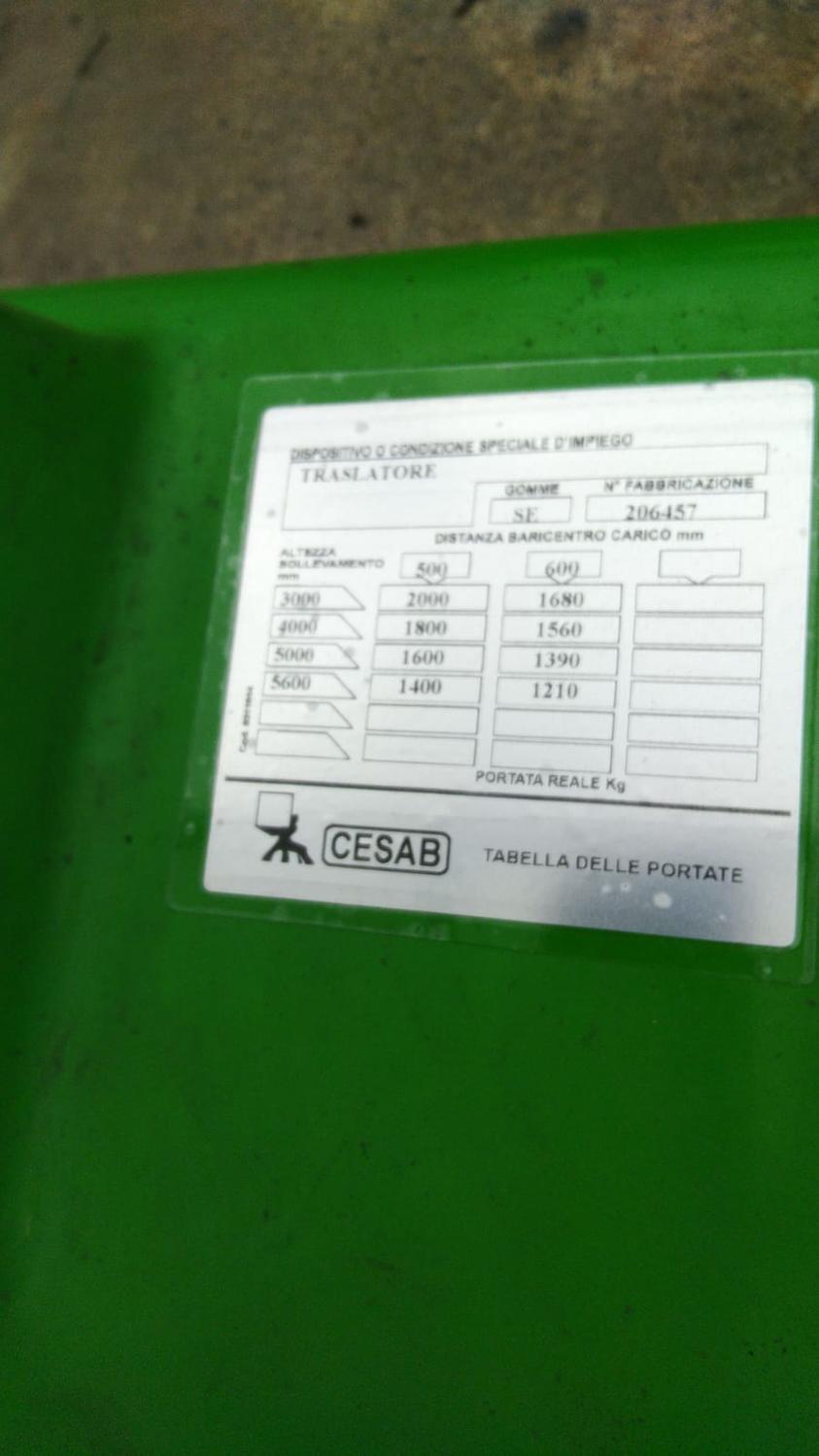 Libretto Uso E Manutenzione Carrello Elevatore Cesab