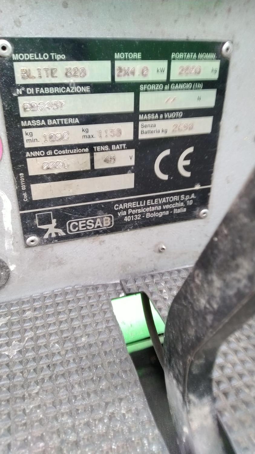 Libretto Uso E Manutenzione Carrello Elevatore Cesab