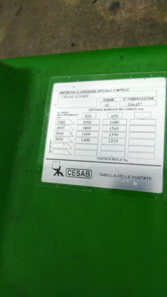 3#4626 Carrello elevatore Cesab Blitz 320 in vendita - foto 7