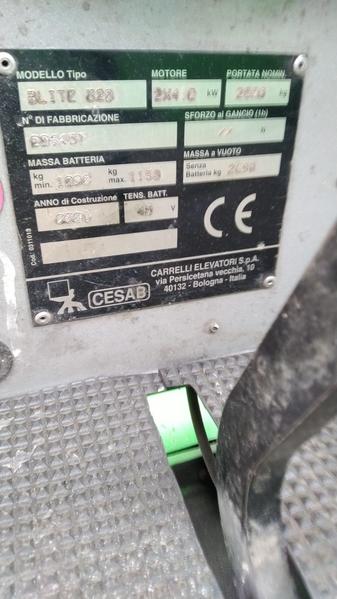 3#4626 Carrello elevatore Cesab Blitz 320 in vendita - foto 8