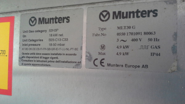 9#4628 Impianto deumidificazione Munters in vendita - foto 5
