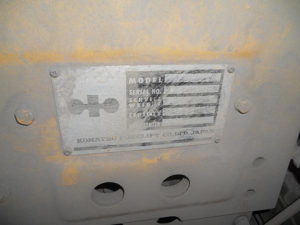 6#4637 Carrello elevatore Komatsu in vendita - foto 15