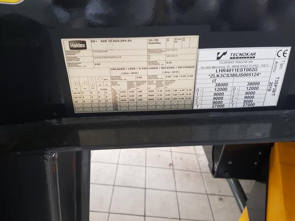 2#4638 Cisterna Grapar ATP CG 2.01/S su semirimorchio Tecnokar TMC in vendita - foto 9