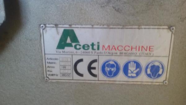 1#4643 Affilatrice Aceti e posizionatore per saldatura Nuova Cerso in vendita - foto 6
