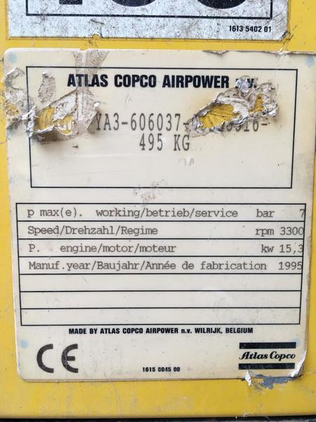 3#4646 Compressore Atlas Copco XAS32DD in vendita - foto 10