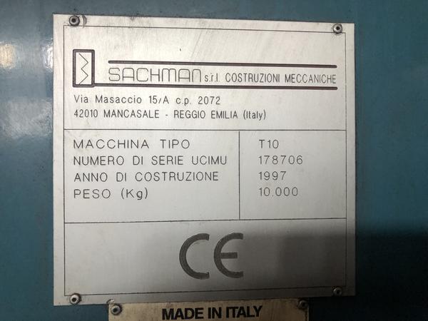 1#4647 Fresatrice Sachman T10 in vendita - foto 4