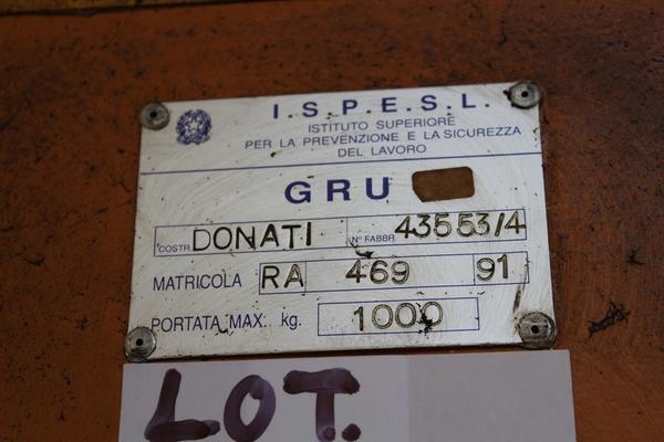 18#4655 Gru a bandiera Donati in vendita - foto 2