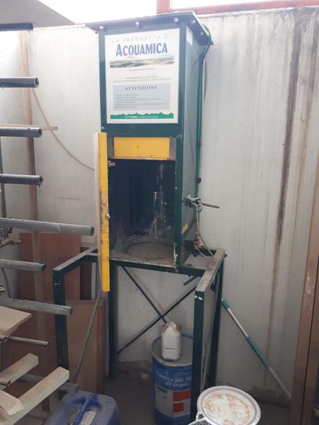 8#4676 Cabina di verniciatura Tecno Azzurra e pompe verniciatura in vendita - foto 4
