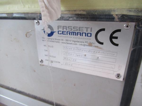 9#4676 Banco di carteggiatura a cartucce Fassetti Germano in vendita - foto 5