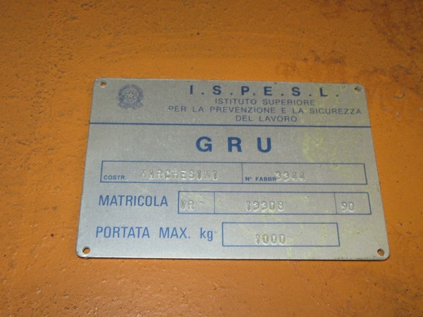 19#46820 Gru a bandiera Fac e Marchesini in vendita - foto 2