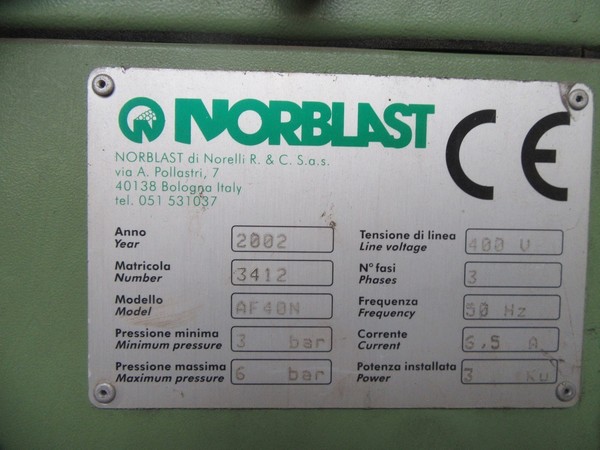 33#46820 Sabbiatrice Norblast  in vendita - foto 5