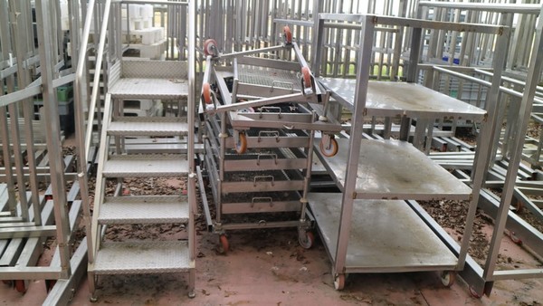 8#4695 Carrelli in acciaio per salumificio in vendita - foto 7