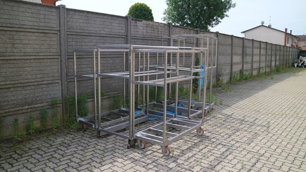 8#4695 Carrelli in acciaio per salumificio in vendita - foto 30