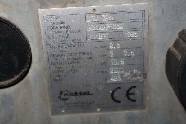 5#4704 Compressore DRW 725 Mattei e betoniera Imer Syntesi S350 in vendita - foto 12