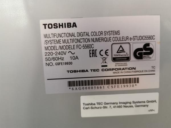 1#4726 FOTOCOPIATORE TOSHIBA FC5560 in vendita - foto 7