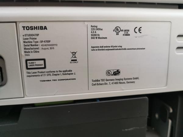 2#4726 TOSHIBA 4555  TOSHIBA E-STUDIO 470P in vendita - foto 15