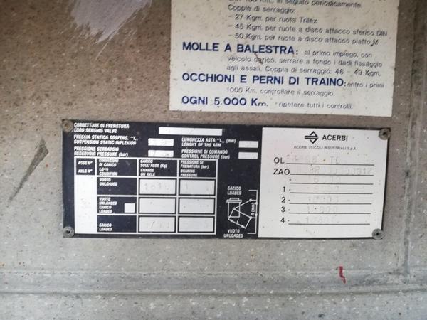 11#4733 Semirimorchio Acerbi  in vendita - foto 4