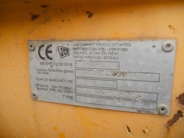 1#4734 JCB 8018 CTS Mini Escavatore in vendita - foto 25