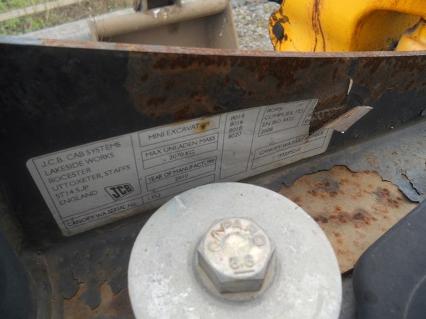 1#4734 JCB 8018 CTS Mini Escavatore in vendita - foto 54