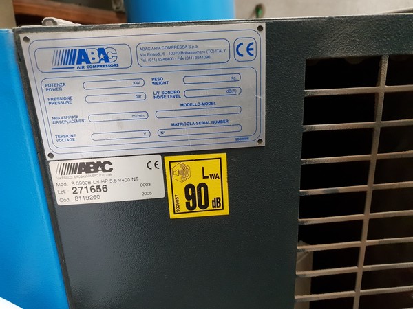 5#4744 Punzonatrici Comall e compressore Abac in vendita - foto 4