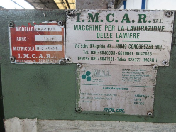 12#4758 Curvatrice universale IMCAR in vendita - foto 8
