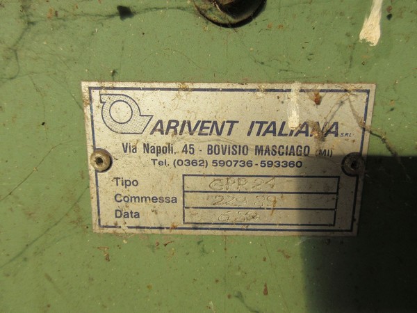 22#4758 Ventilatore industriale Arivent Italiana Srl in vendita - foto 5