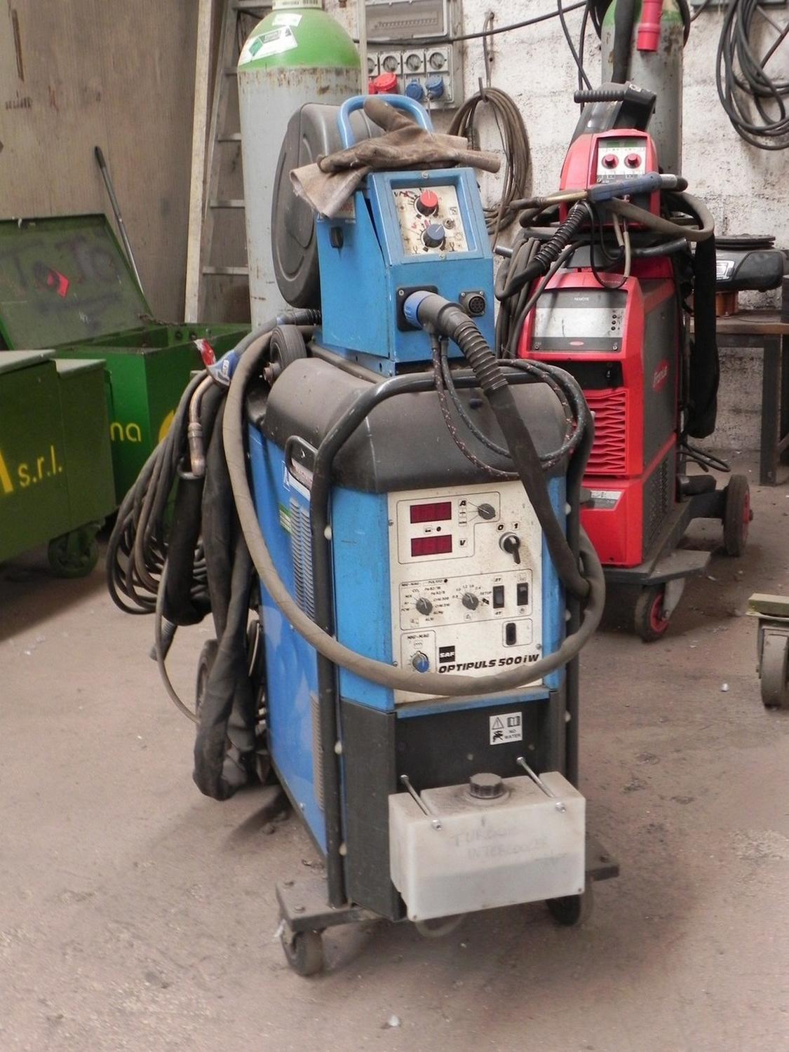 Lot SafFro welding machine