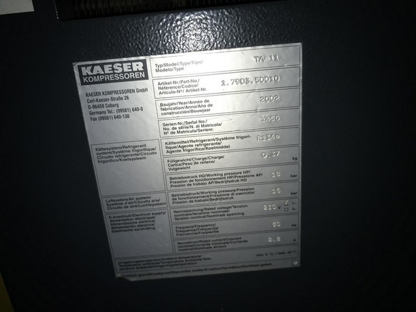 13#4765 Compressore a vite Kaeser in vendita - foto 5