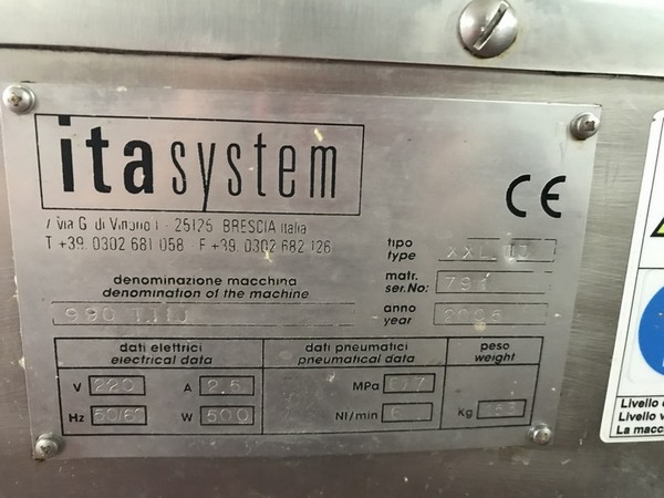 8#4765 Sigillatrici Itasystem ed attrezzature salumificio in vendita - foto 16