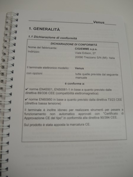 24#4790 Pesoprezzatrice  Cgm Venus in vendita - foto 12