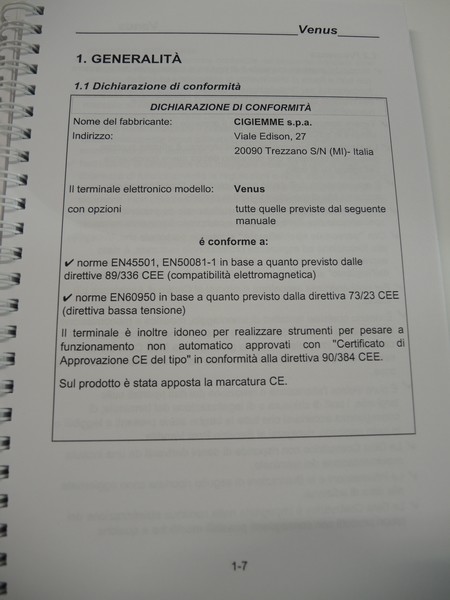 25#4790 Pesoprezzatrice  Cgm Venus in vendita - foto 11