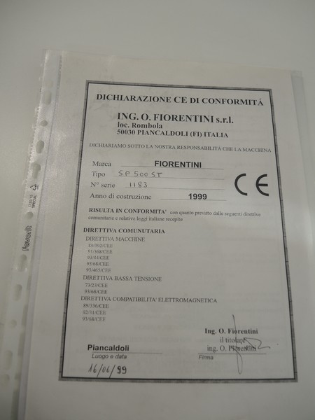 26#4790 Lavapavimenti Fiorentini Sp 500 in vendita - foto 8