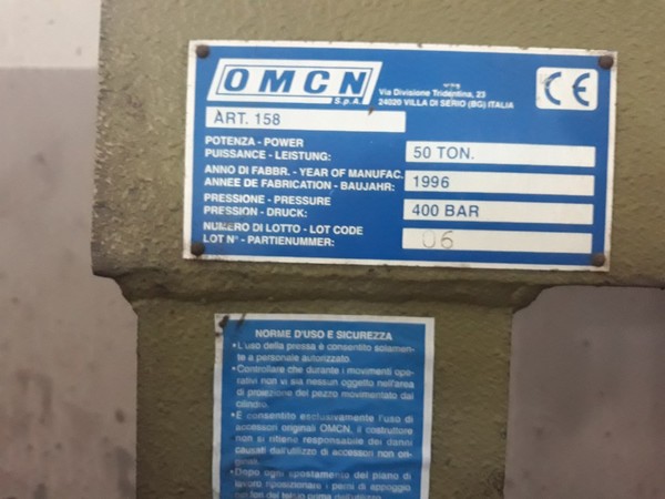 19#4797 Pressa idraulica manuale Omcn in vendita - foto 5