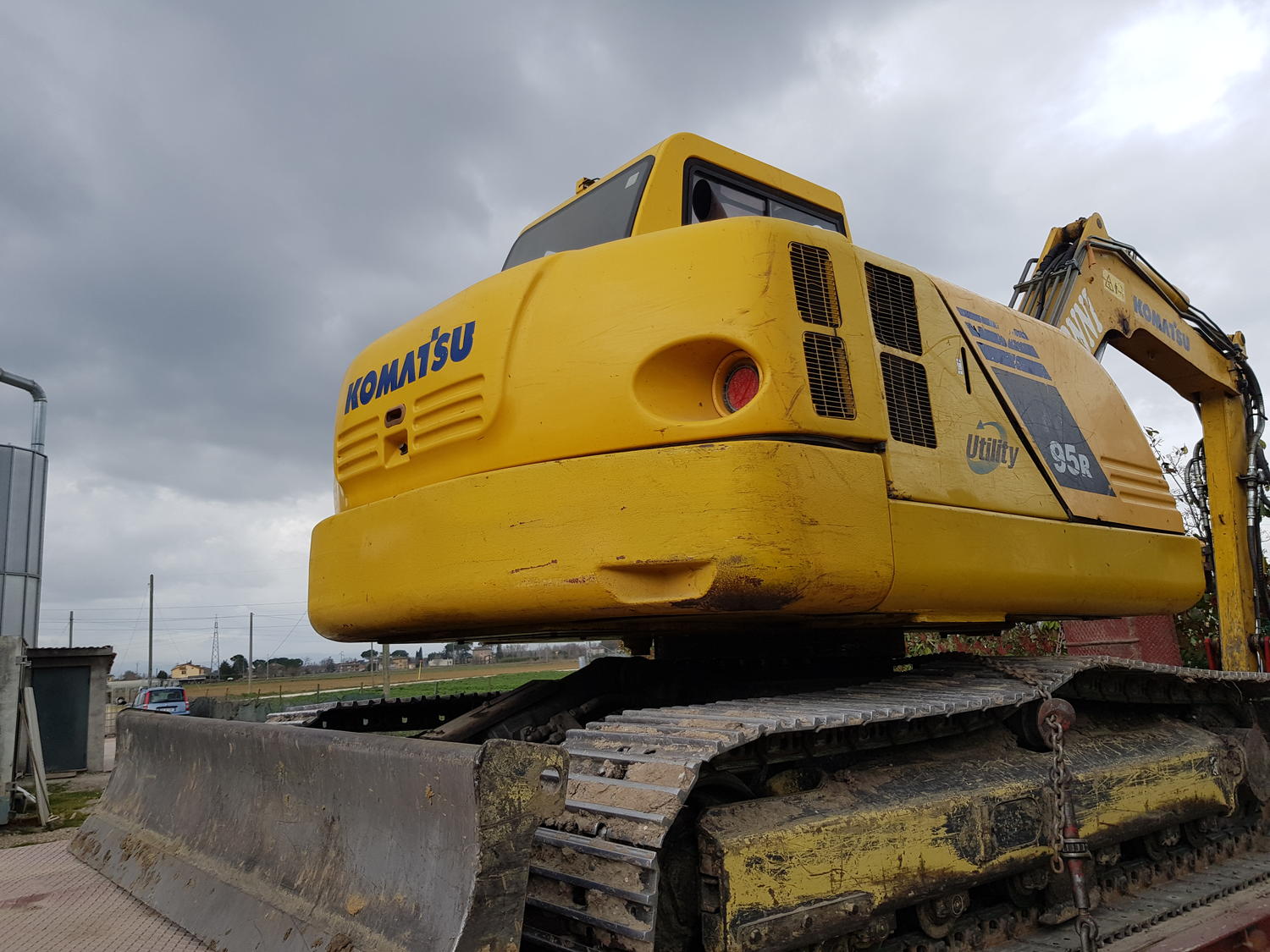 Lot Komatsu hydraulic excavator