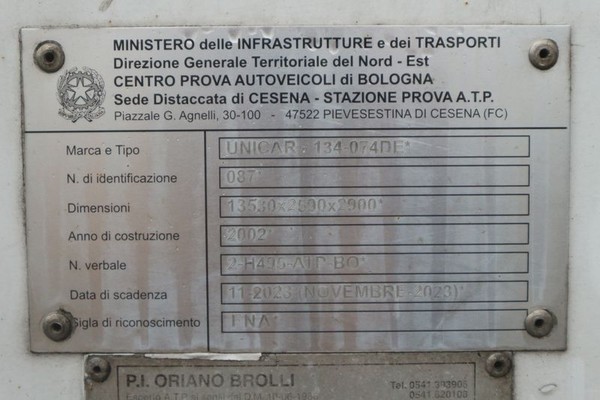 3#4847 Semirimorchio Unicar con cassone isotermico in vendita - foto 5