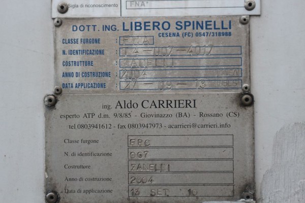 5#4847 Semirimorchio Zanelli con cassone isotermico in vendita - foto 11