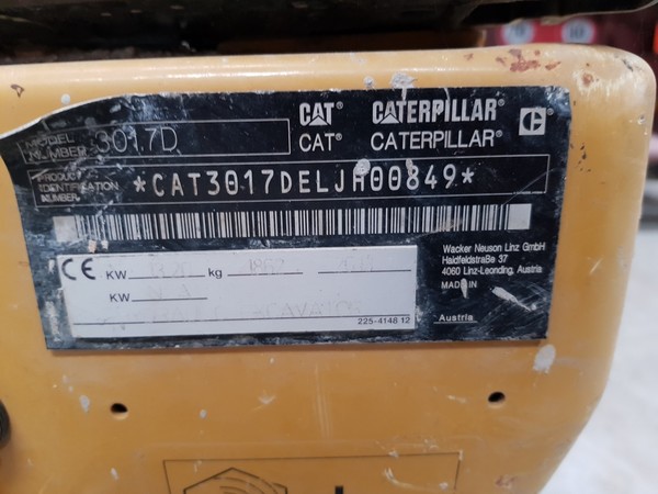 3#4853 Miniescavatore Cat cingolato in vendita - foto 7