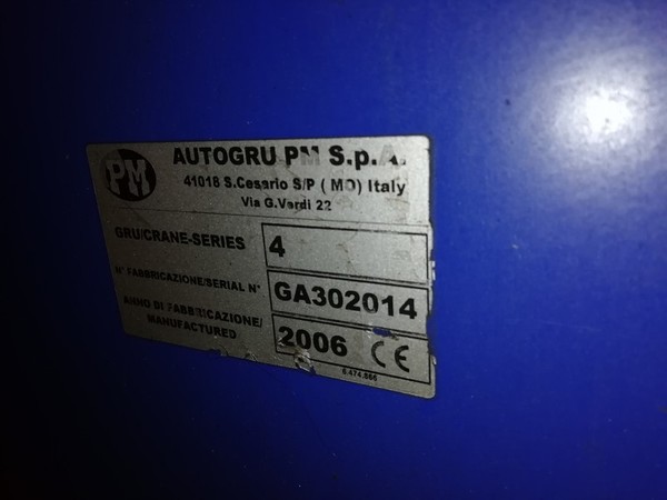 17#4856 Autocarro ribaltabile con gru Nissan in vendita - foto 7